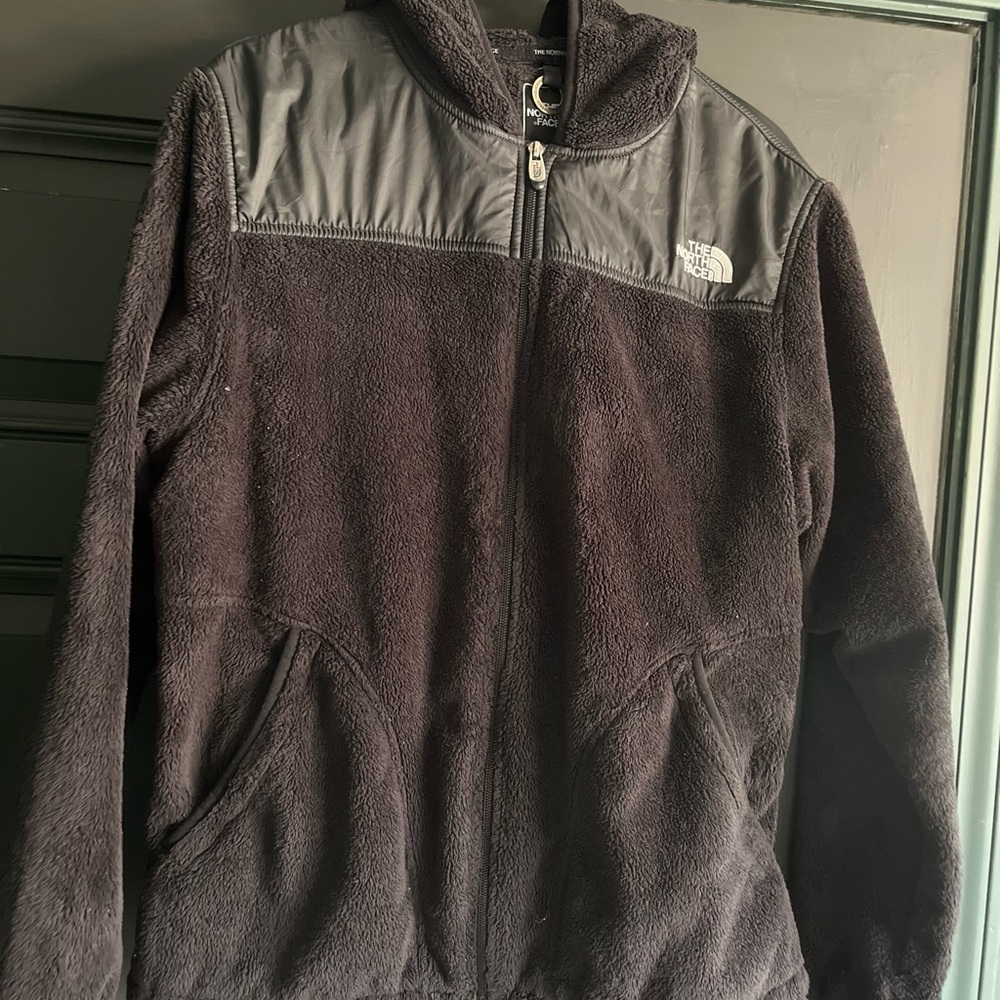The North Face Black Hooded Fleece Jacket
